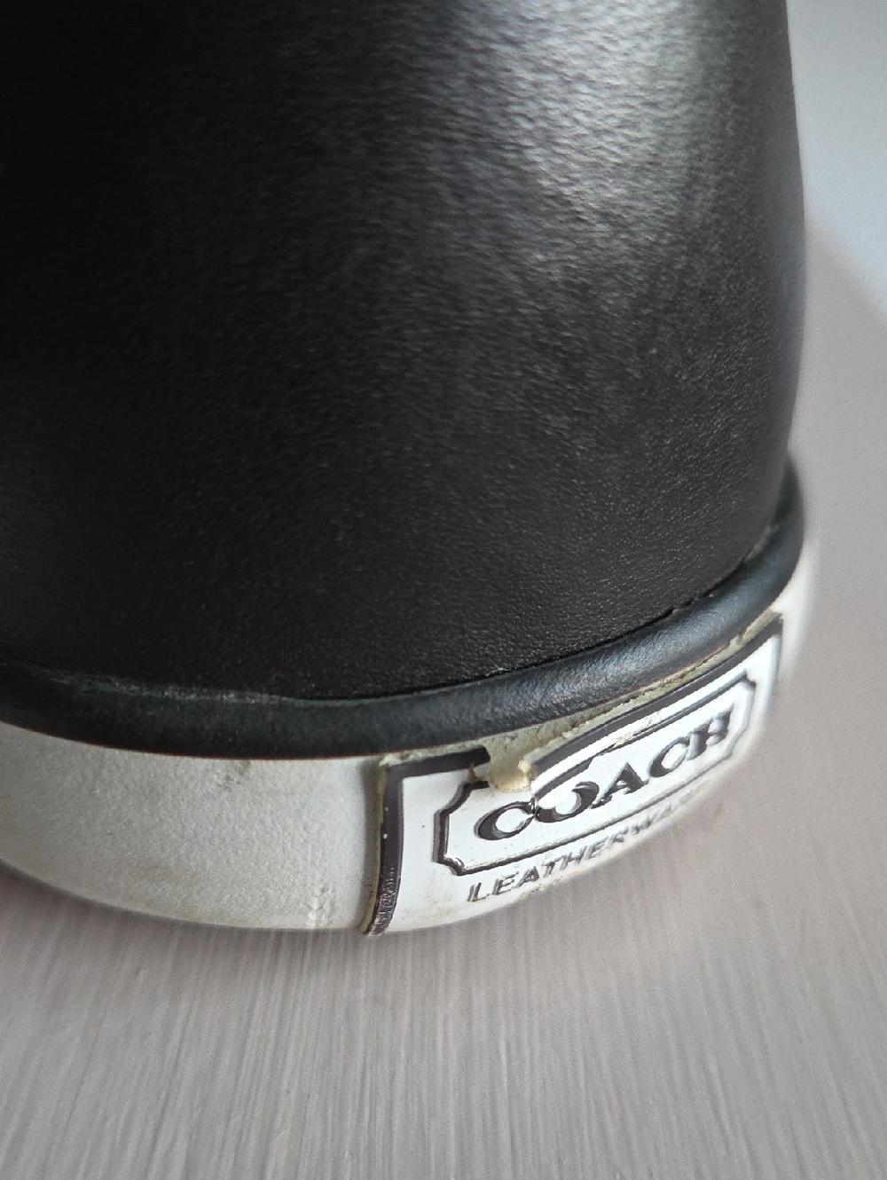 Coach Brown & Ivory Barrett Canvas Signature Sneakers Size 7.5 B - Picture 6 of 15